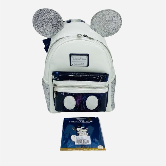 Loungefly Mickey Mouse: The Main Attraction Space Mountain and Mickey Pin - Picture 1 of 7